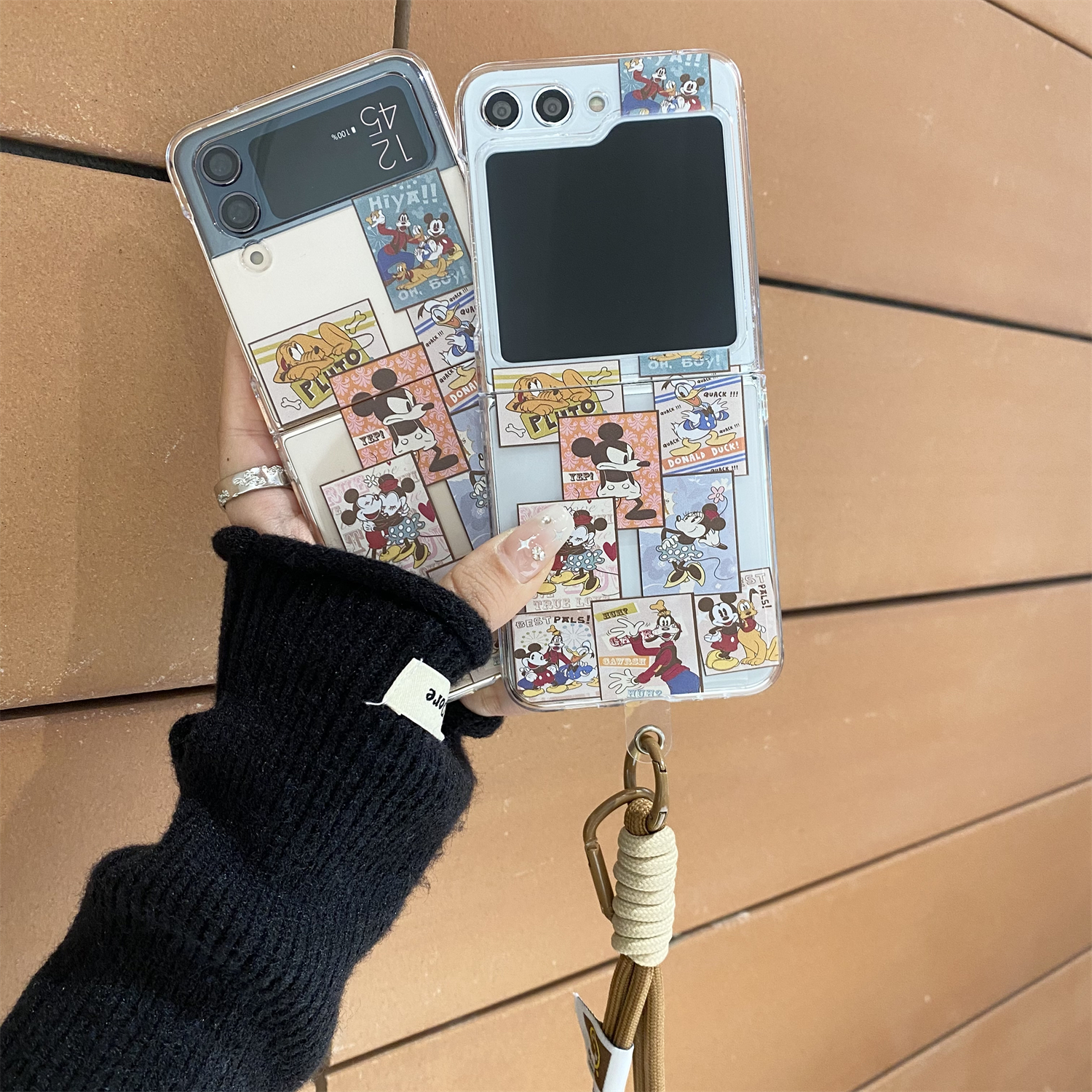 三星zflip5硬壳卡通米奇