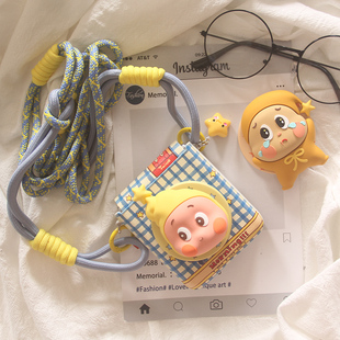 zflip5保护套 fe男女款 ins韩系卡通立体星星人适用三星Zflip7手机壳zflip6折叠屏磁吸zflip4 3创意斜跨zflip7