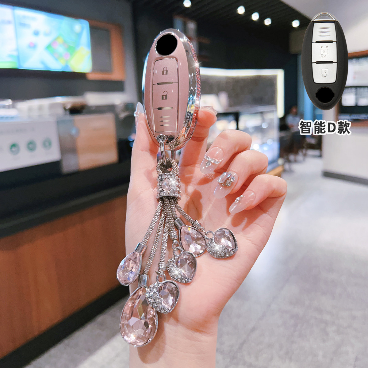 专用东风日产汽车钥匙套奇骏逍客骐达劲客途达尼桑轩逸天籁包扣壳