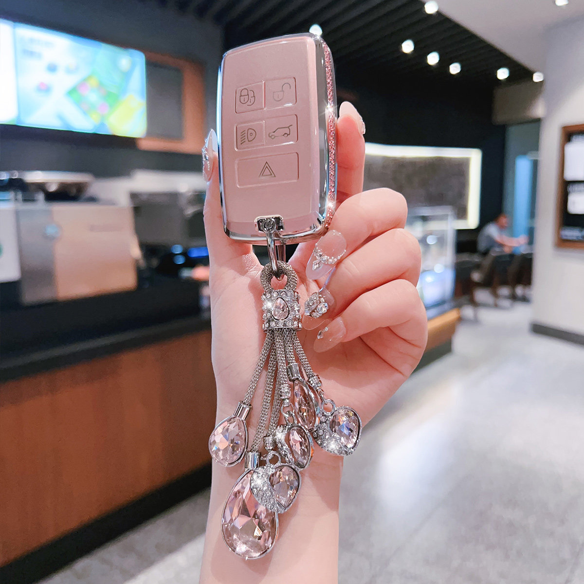 适用路虎钥匙套卫士110极光L神行者发现4车新款运2扣壳星脉24揽胜