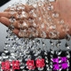 水晶八角珠珠帘水晶灯吊坠灯饰配件酒店吊顶装 饰婚庆婚礼珠串珠链