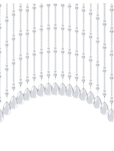 葫芦珠帘水晶门帘隔断家用玄关客厅卧室卫生间过道装 饰帘子挂帘