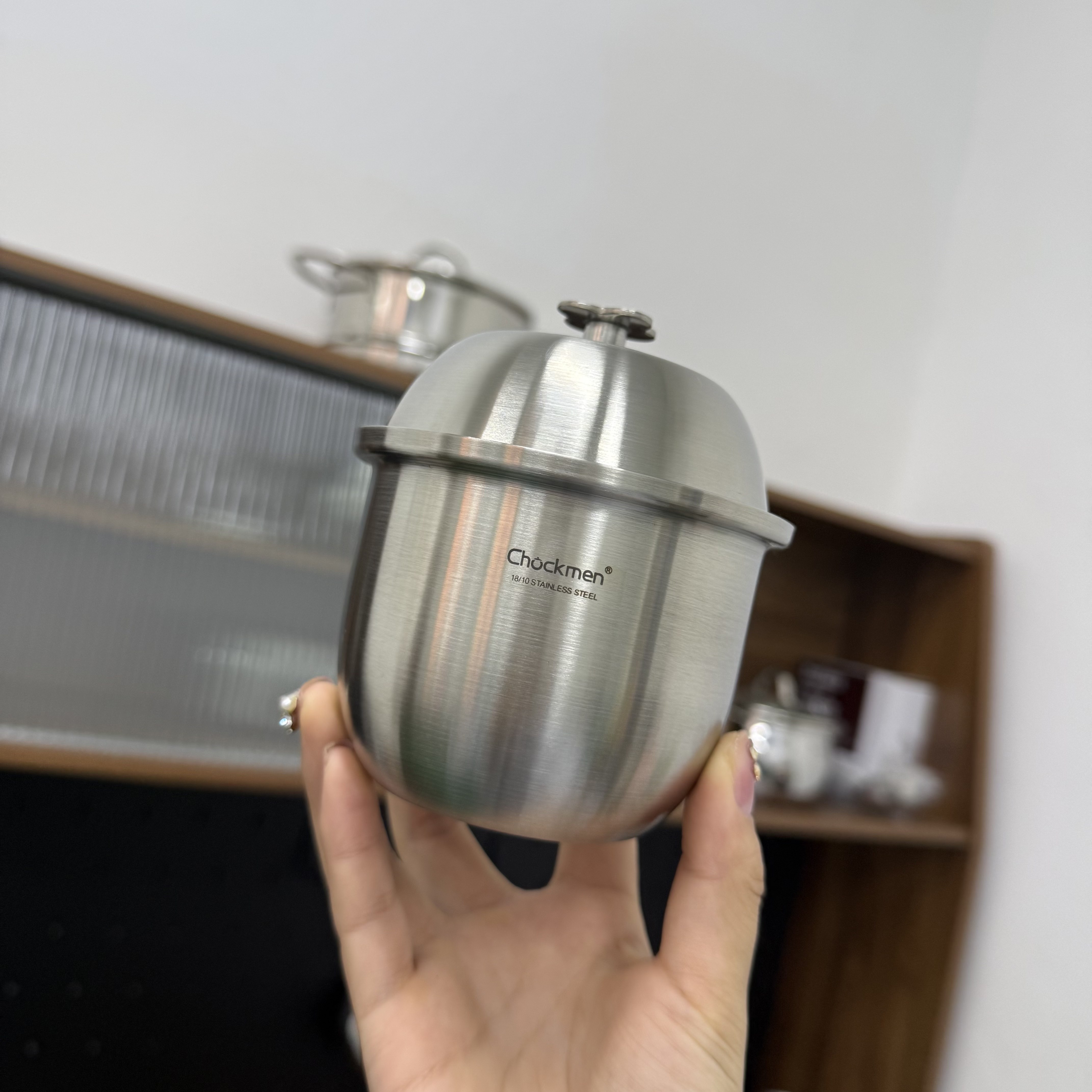 卓德铭18/10不锈钢家用蒸蛋碗儿童蒸鸡蛋羹碗带盖辅食炖盅碗蒸菜