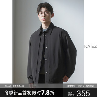 衬衫式假两件轻薄羽绒服男短款冬季2025新款宽松潮流加厚冬装外套