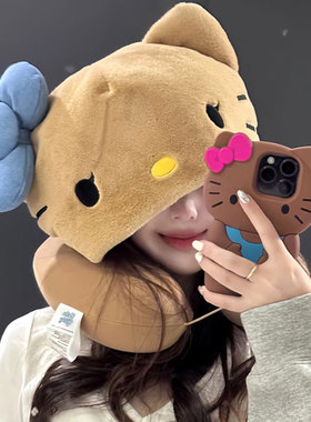 hellokitty猫记忆棉可爱u型枕