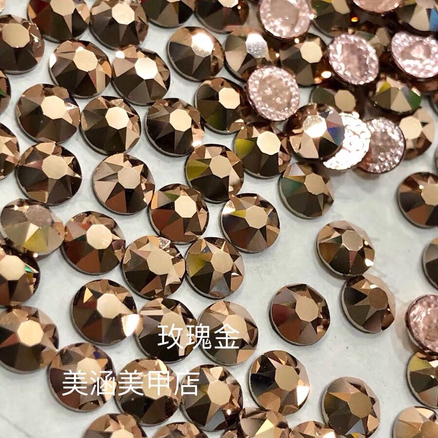 奥地利进口玫瑰金色超闪美甲