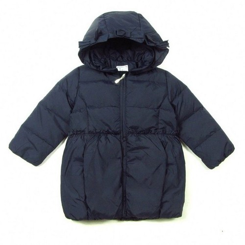 90白鹅绒女童蝴蝶结花苞款羽绒服