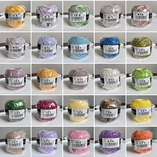 OLYMPUS奥林巴斯金票40号82色纯棉蕾丝细线梭编微钩日本原装 进口