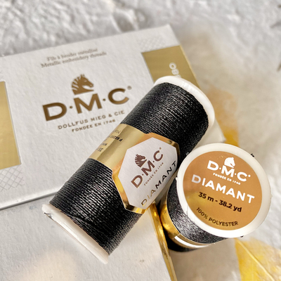 无脑清仓ART380钻石线法国DMC金属线法式刺绣线梭编线盘金线进口