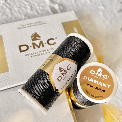 无脑清仓ART380钻石线法国DMC金属线法式刺绣线梭编线盘金线进口