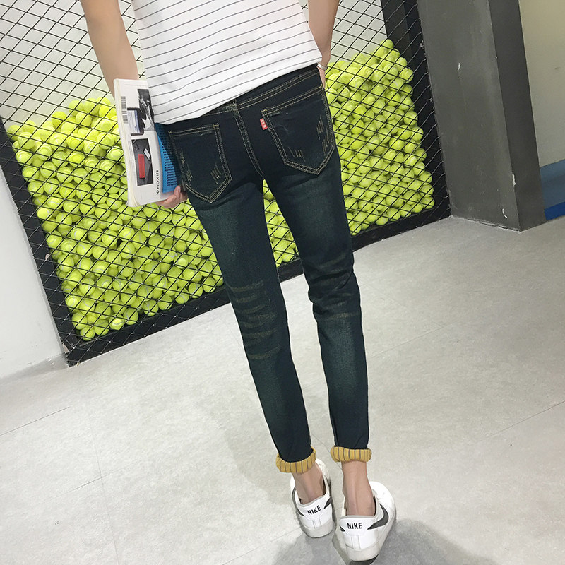 Jeans pour adolescent pieds Slim pour été - Ref 1464269 Image 5