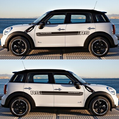 汽车贴纸个性拉花pvc车身腰线贴