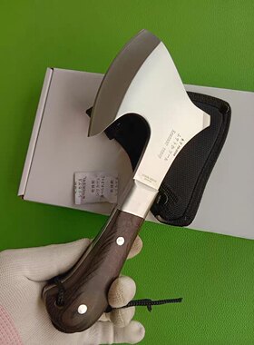日本进口東子多用小手斧斩骨劈柴斧户外便携家用大马士革小斧头