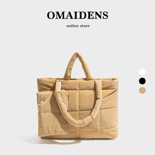 秋冬复古夹棉包包2025新款手提包