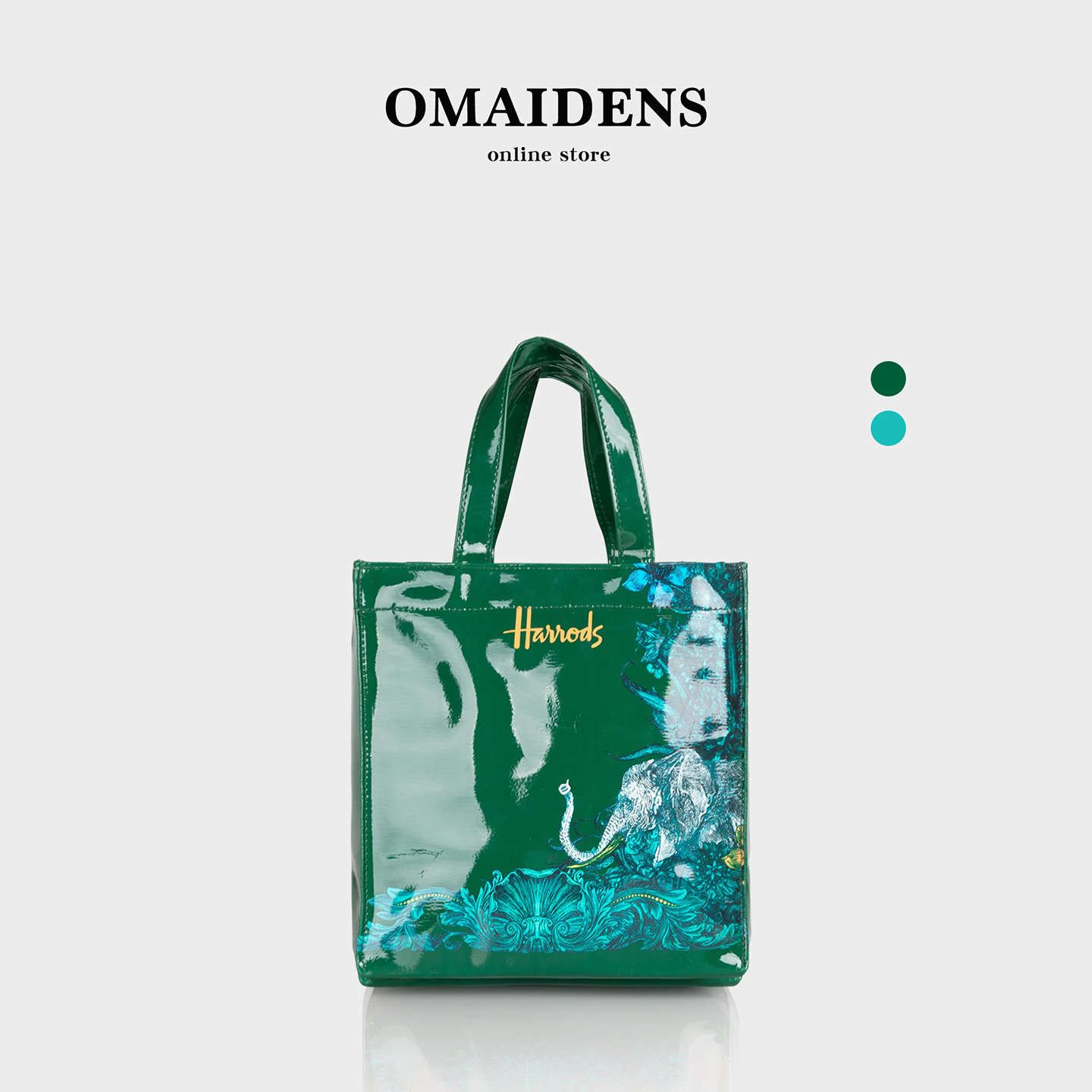 橙子少女森系文艺PVC欧美购物袋