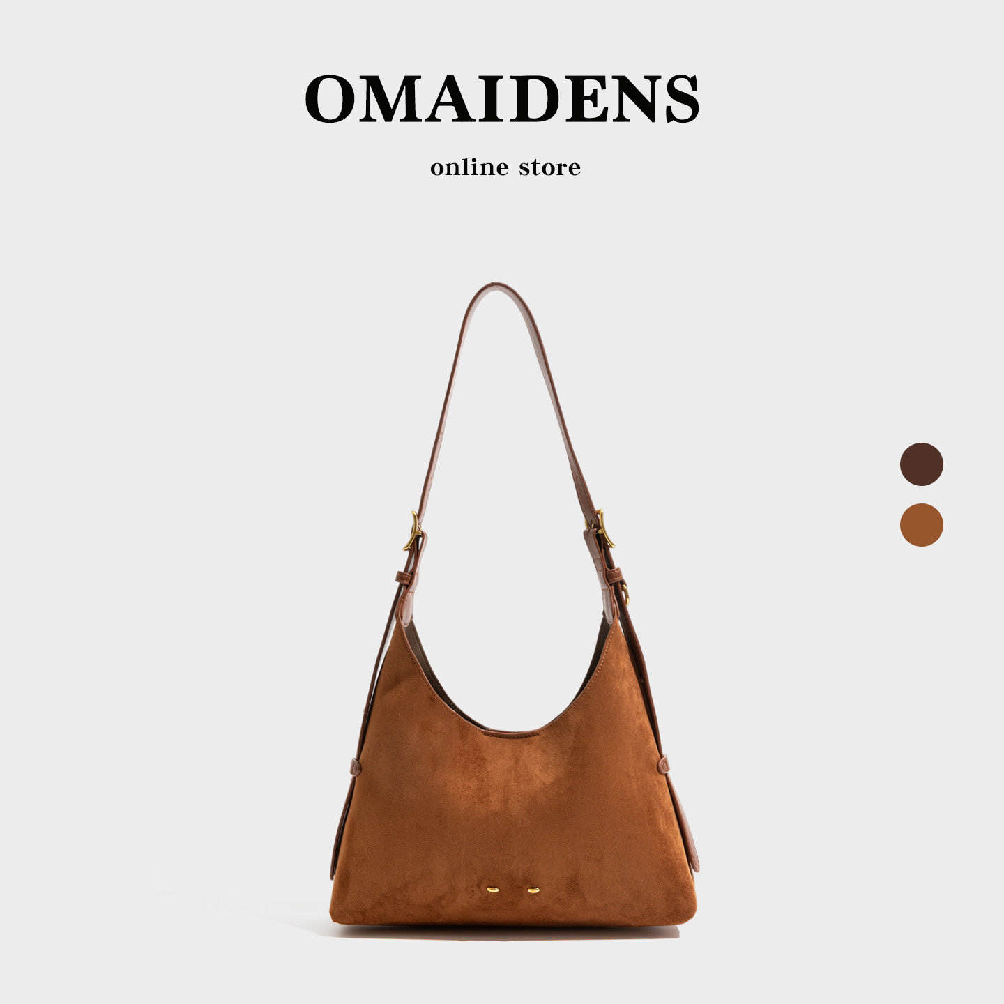 橙子少女托特包叶童同款hobo包