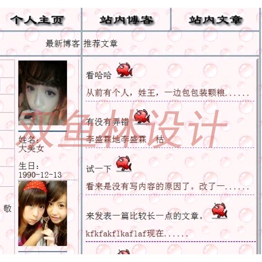 23asp.net简易博客网站设计素材/源文件