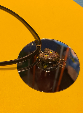 怪有趣粘土女手绘项链少女风礼物