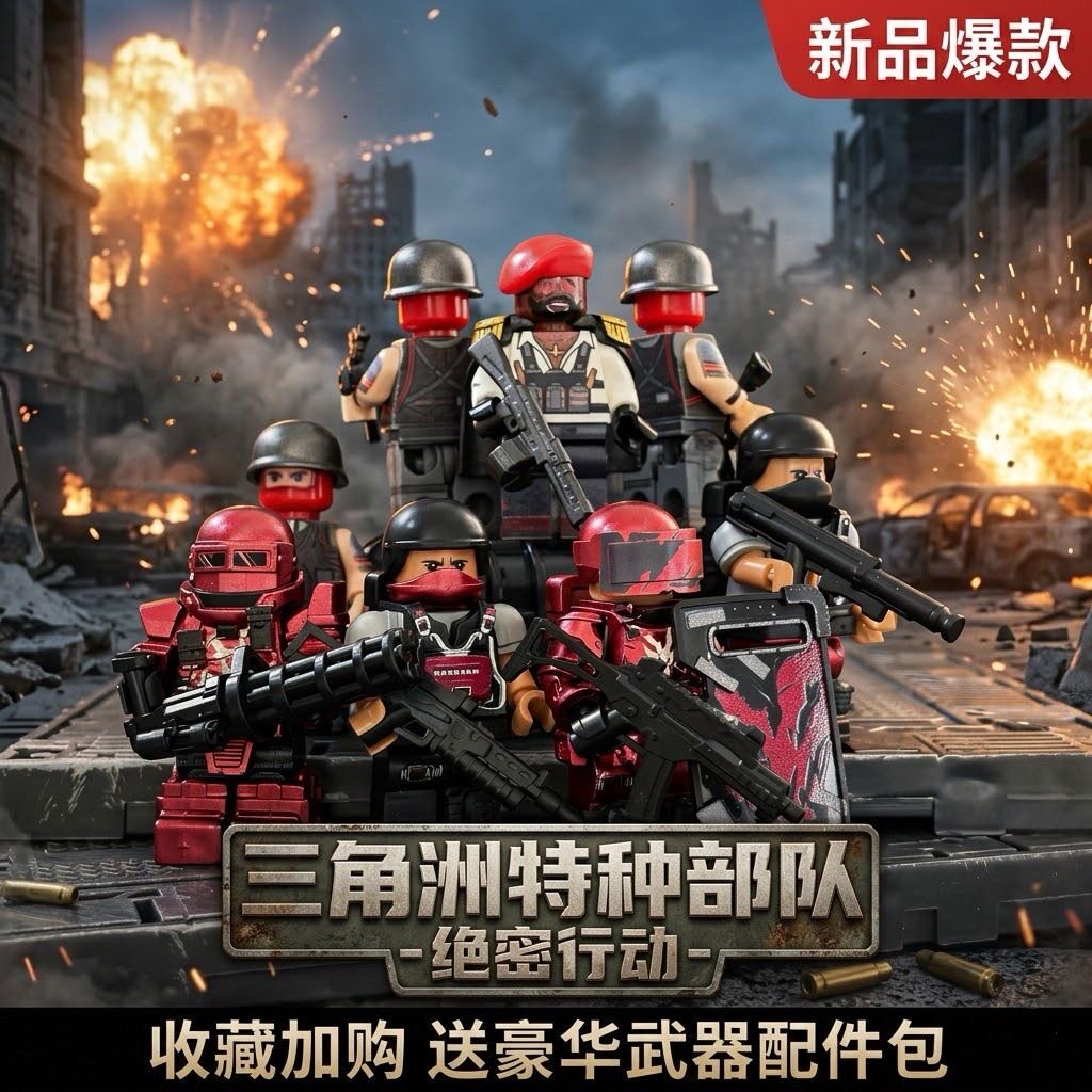 渡鸦赛伊德阿萨拉军小兵锤兵积木图片