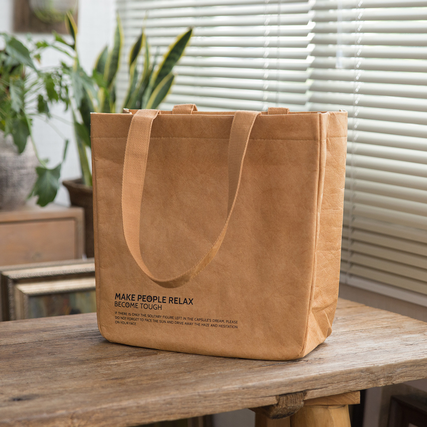 防水杜邦纸复古大容量托特包