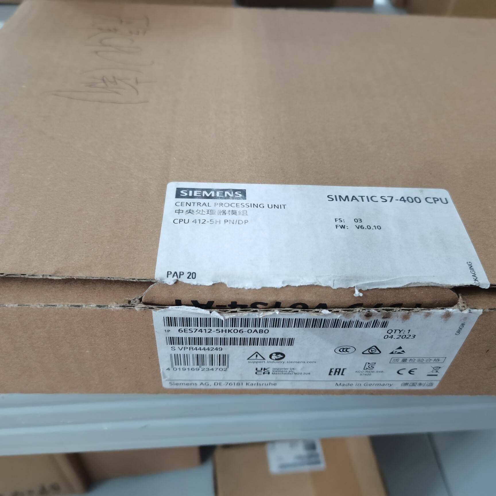 可维修6ES7412-5HK06-00，中央处理器CPU