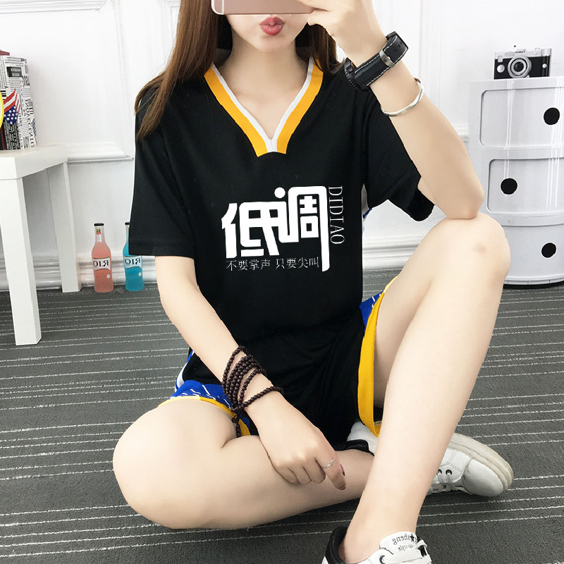 新款短袖篮球服女韩版套装定制透气篮球衣比赛运动队服背心印字号
