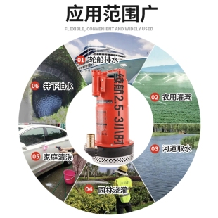 充电式直流潜水泵小型农用灌溉浇菜神器浇地浇花大功率遥控抽水泵