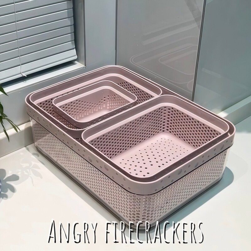 洗菜盆沥水篮长方形食品级厨房水槽洗碗池沥水篮过滤框洗水果大号