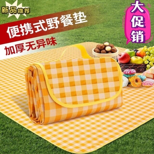 野餐垫防潮垫加厚户外野炊野营帐篷地垫坐垫防水草坪垫子草地地毯