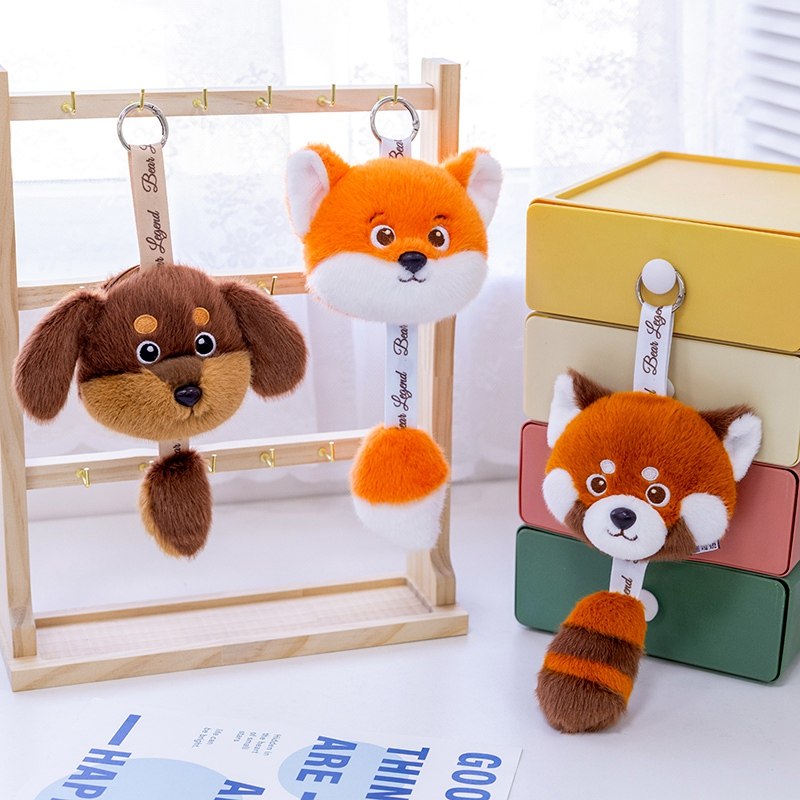 可爱小动物毛绒玩具包包挂件钥匙扣公仔玩偶挂饰,玩具/童车/益智/积木/模型,毛绒/玩偶/公仔/布艺类玩具,淘宝优惠券,粉丝福利购,淘宝优惠卷