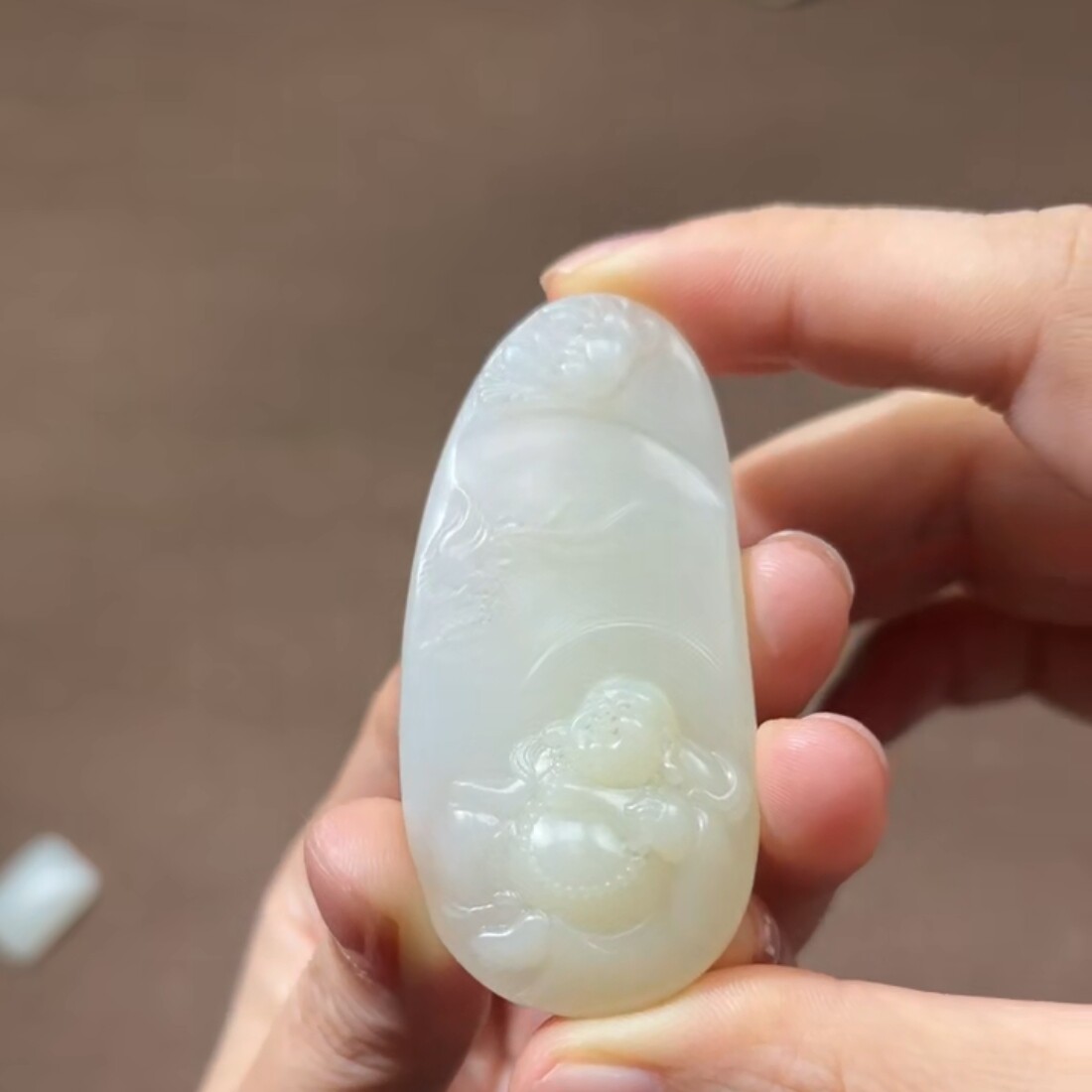 和田玉雕刻大师崔博专场米达笑佛