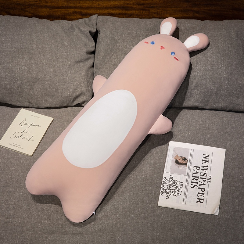 兔子毛绒玩具凉感长条抱枕