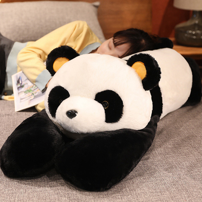 玩偶睡觉抱黑白大熊猫抱枕女生睡觉夹腿布娃娃床上公仔熊毛绒玩具