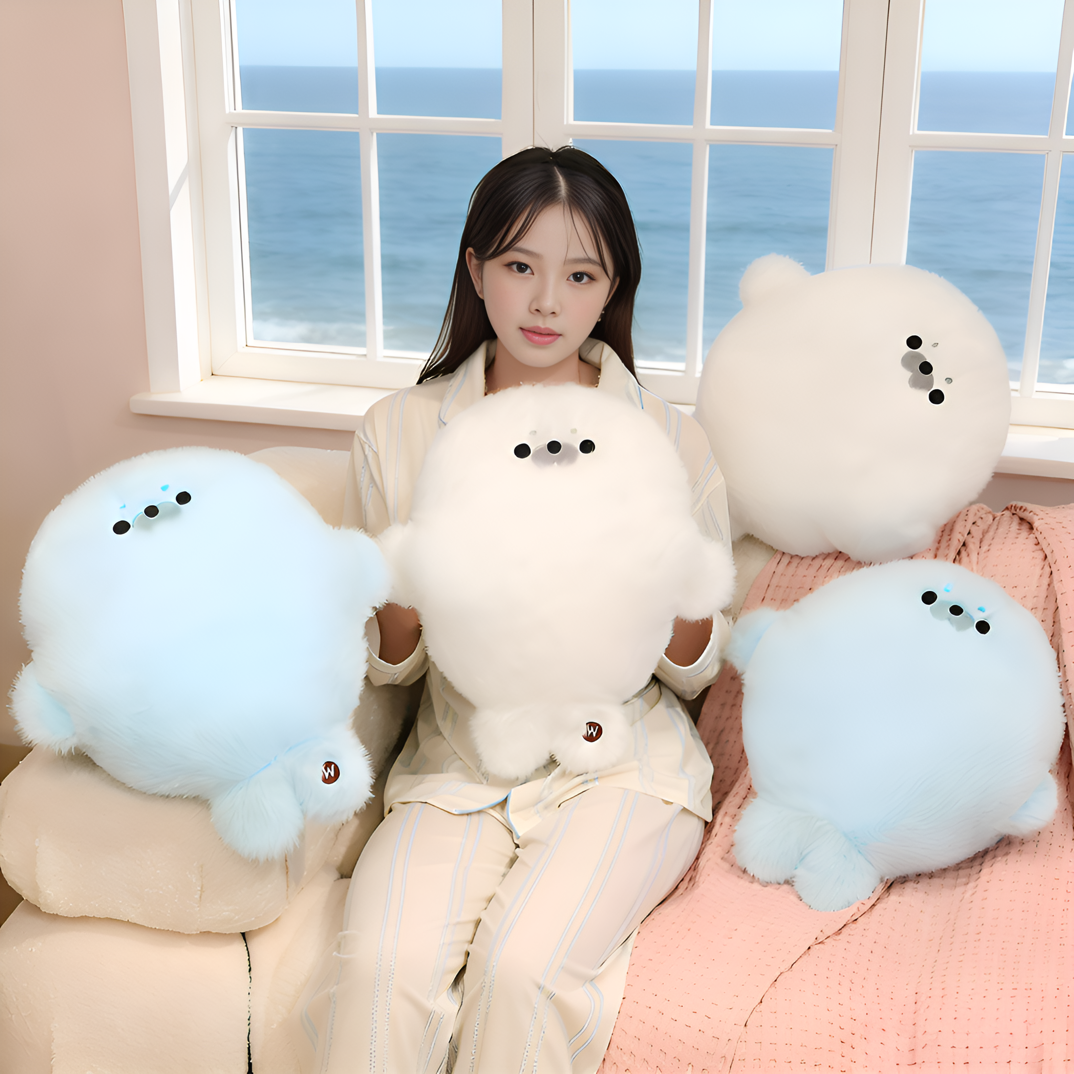 冬季海豹抱枕玩偶暖手可插手毛绒玩具公仔暖手枕宿舍睡觉加热手捂,玩具/童车/益智/积木/模型,毛绒/玩偶/公仔/布艺类玩具,淘宝优惠券,粉丝福利购,淘宝优惠卷