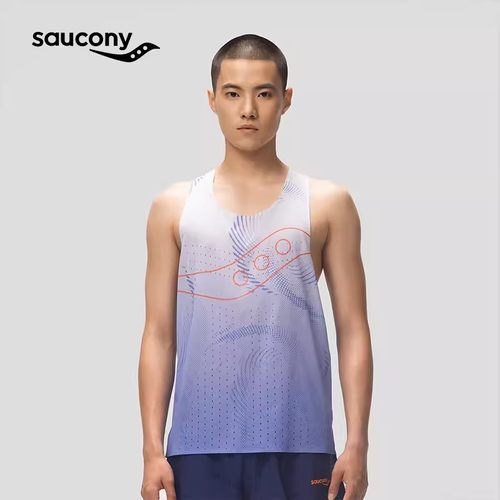 索康尼轻薄透气速干男背心包邮