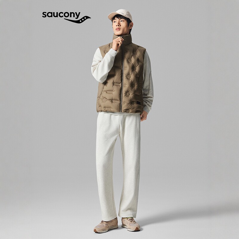 男子羽绒马甲Saucony索康尼男女跑步专业马拉松防风保暖运动宽松,运动服/休闲服装,羽绒马甲,淘宝优惠券,粉丝福利购,淘宝优惠卷
