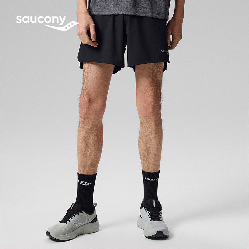 男子梭织短裤Saucony索康尼夏专业竞速跑步速干透气吸汗梭织运动,运动服/休闲服装,跑步短裤,淘宝优惠券,粉丝福利购,淘宝优惠卷