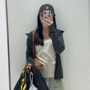 u家同款男小个子女情侣款夏季连帽防晒衣服防紫外线冰丝透气薄款