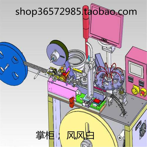 全自动编带机检测机3D机械 T653 机械设计参考资料设计素材特价3D
