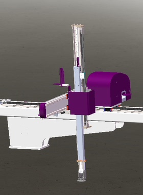 伺服机械手sldprt图纸注塑机机械手机器人3d图纸模型