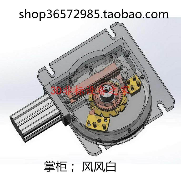气动分度盘 非标机械设备 3D模型 三维模型 3D机械 三维机械3D