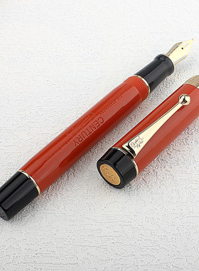 金豪100铱金明尖钢笔旋转笔帽35号笔尖刻名大豆腐钢笔商笔文具笔