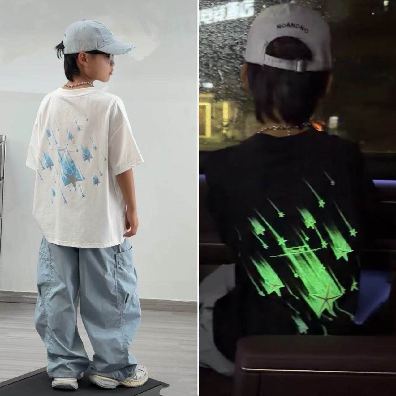 DUMAJIA 2026儿童夏男童季星星短袖中大童印花T恤7335