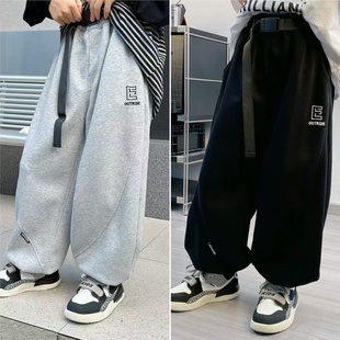 中大童裤 男童卫裤 子5011 休闲长裤 2025儿童秋季