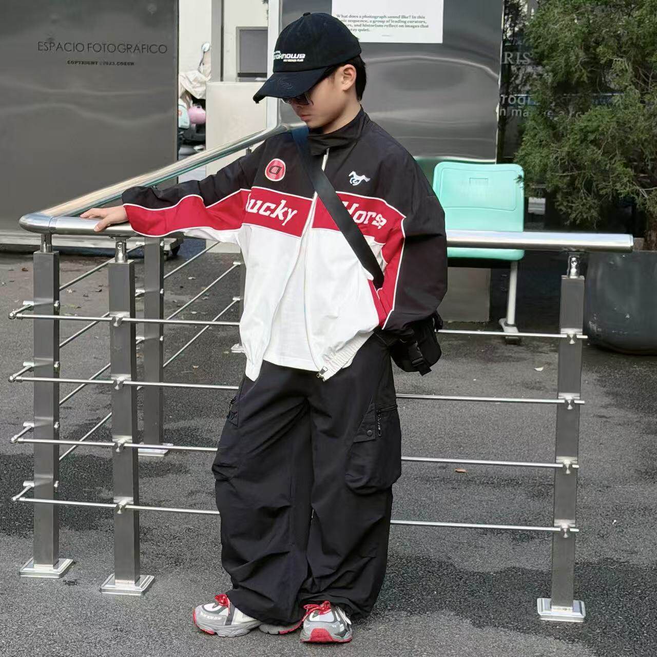 DUMAJIA[街头范儿足】2026青少年春季薄款外套中大童户外上衣6135