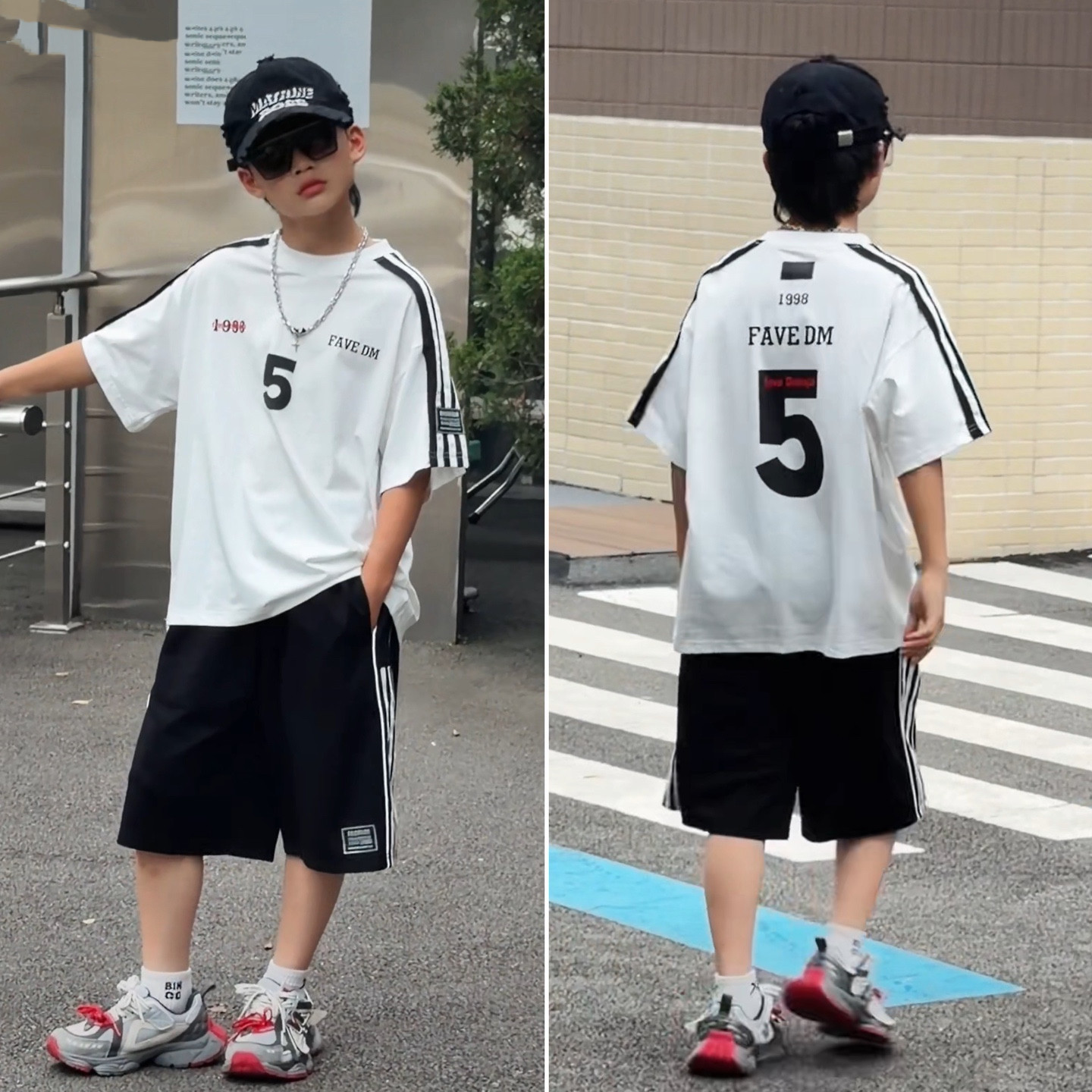 DUMAJIA 男童夏季薄款二件套2026夏装中大童套装9120