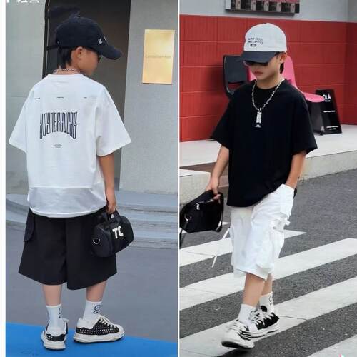 DUMAJIA  2026儿童夏季印花短袖中大童休闲T恤7216