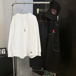 6080 儿童打底衫 青少年长袖 圆领加厚T恤2025冬装