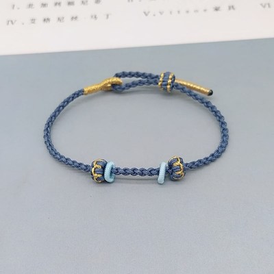 手工编织4股编绳半成品手绳