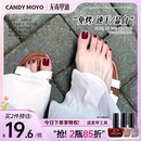 CandyMoyo红色指甲油脚趾秋冬2025新款 免烤快速干无毒持久车厘子